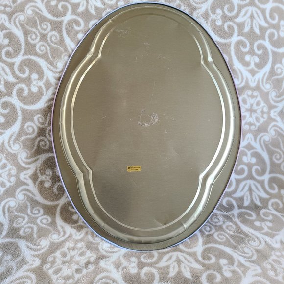 PRECIOUS MOMENTS Peace on Earth Aluminum Serving Platter - Picture 2 of 5